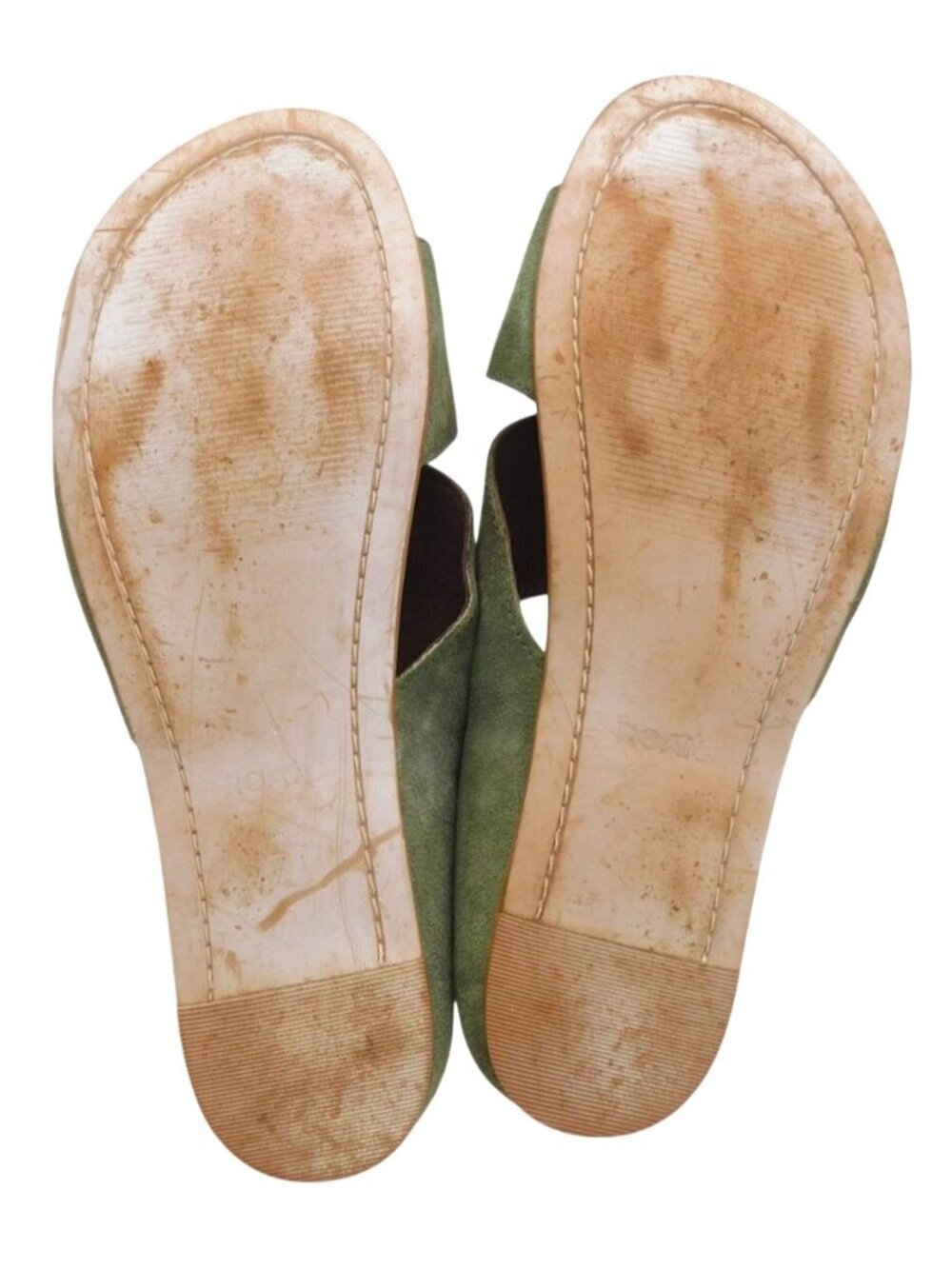 Roan by Bed Stu Irie Green Leather Open Toe Sandals Boho Comfort 10? - Picture 6 of 8